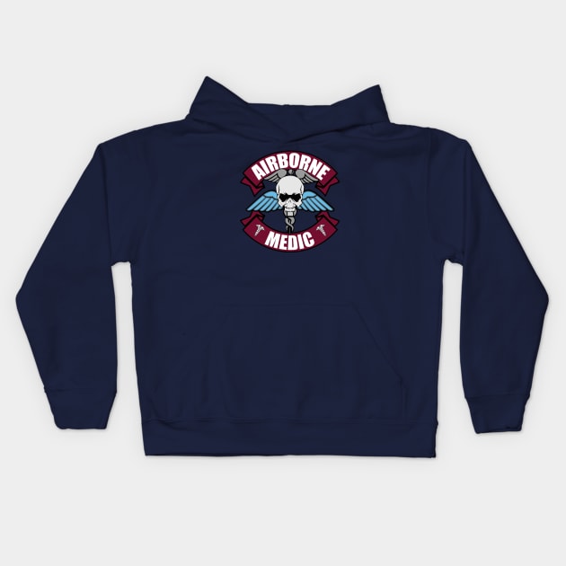 Airborne Medic Kids Hoodie by TCP